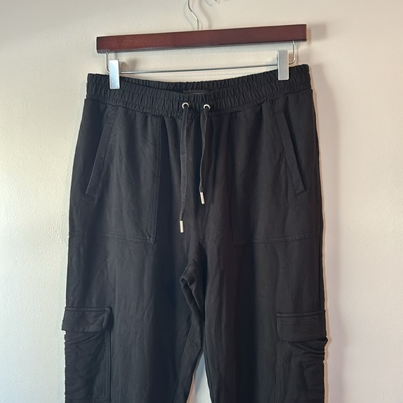 Black Banana Republic Cargo Style Sweat Pants Size Medium - Picture 6 of 6